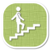 Accessibilité à la maison par cinq marches. Accessibilité à la maison par cinq marches.
